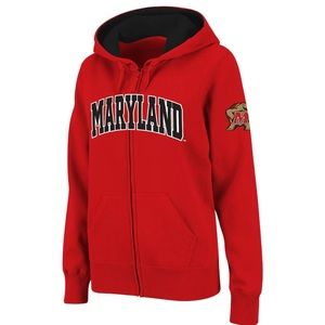 University of Maryland Zip Up Hoodie Sweatshirt